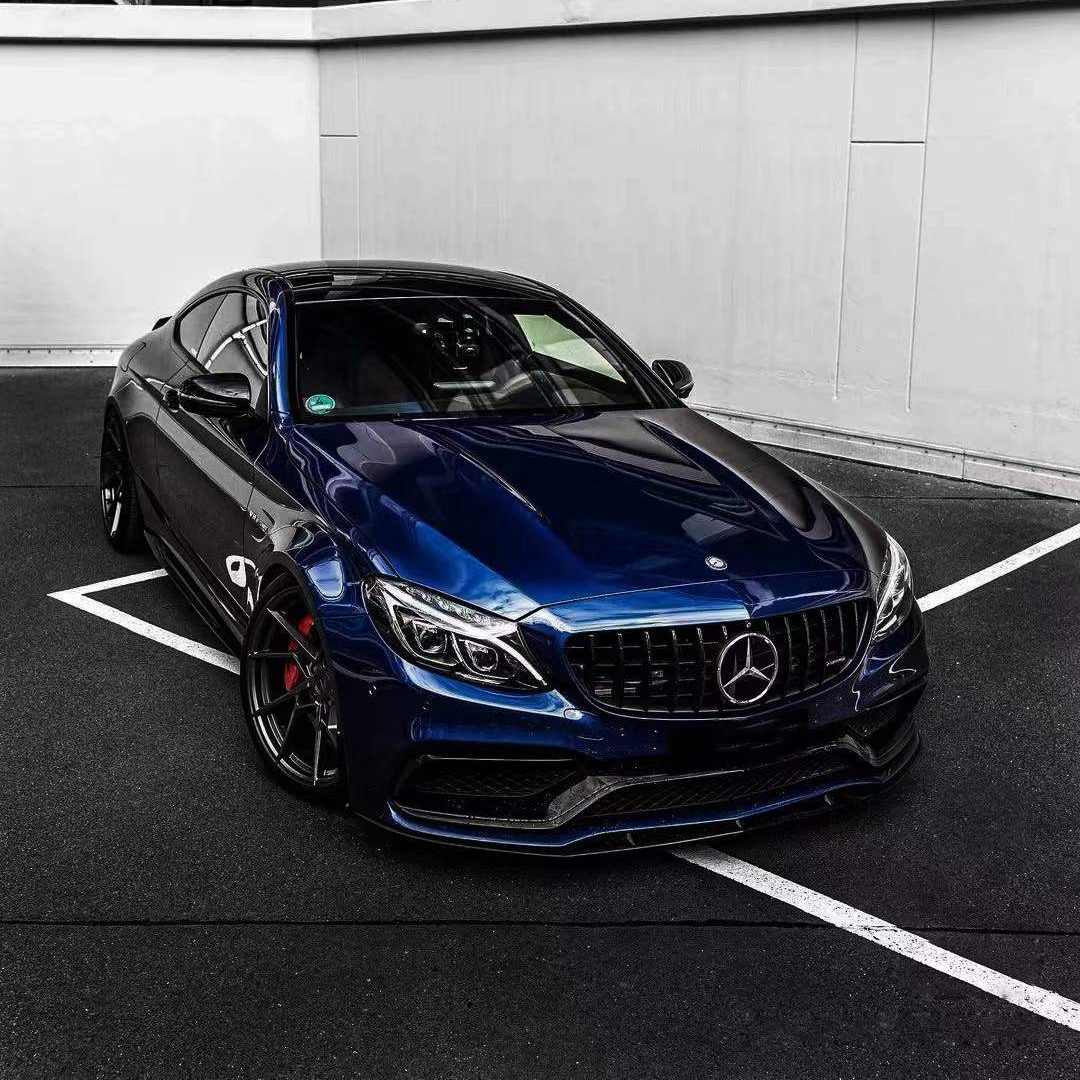 High Grade Car Films PET Super Gloss Metallic Shadow deep Dlue Vinyl Wrap