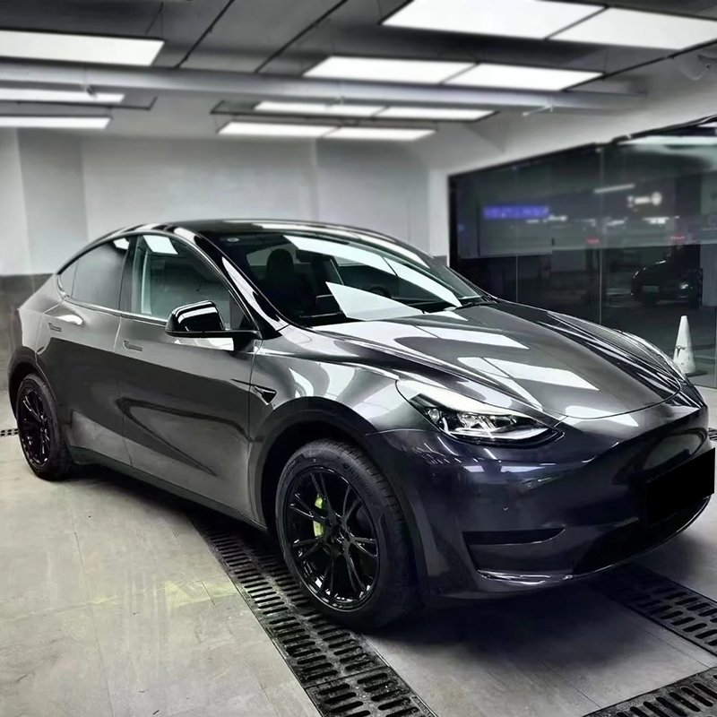 TPU Liquid Metal Graphite Grey High Quality Anti Scratch Paint Protection Film TPU Grey PPF Heat Repaired Infused color TPU PPF