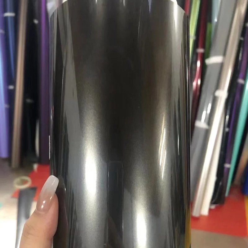 TPU Liquid Metal Graphite Grey High Quality Anti Scratch Paint Protection Film TPU Grey PPF Heat Repaired Infused color TPU PPF