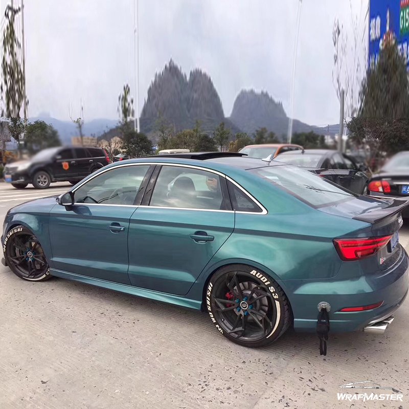Glossy Magic Gold Blackish Green Car Film Protection Auto Full Body Sticker Vehicle Wrapping Wrap