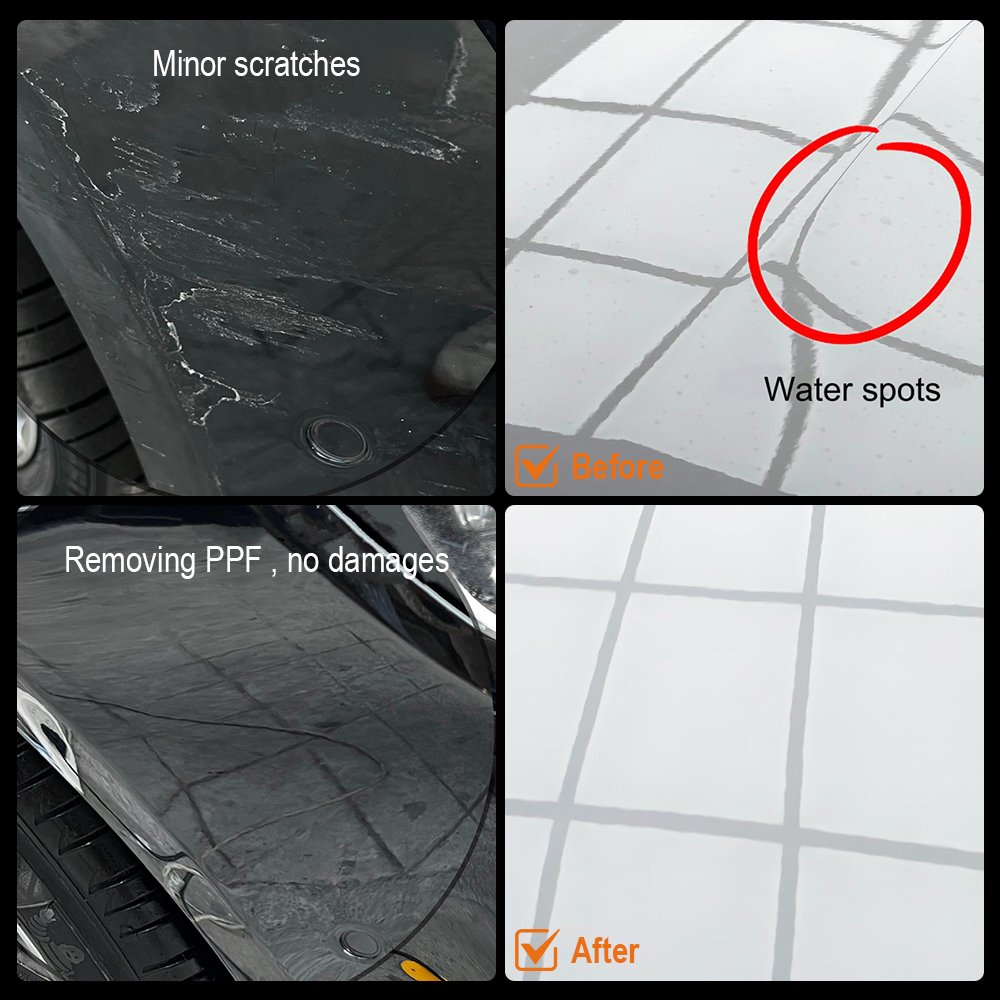 Unano 10 Years Warranty 7.5mil TPU Car Film Clear Self Healing Non Yellowing Strong Adhesive Ppf Car Paint Protection Film