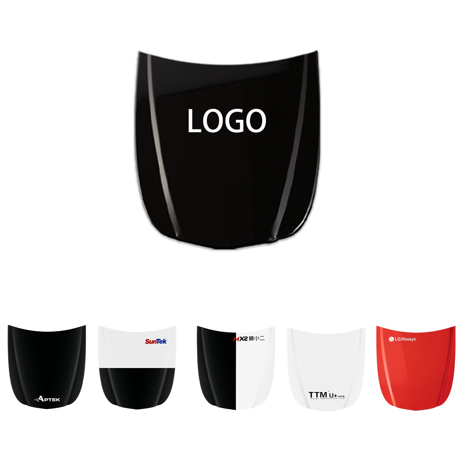High Quality steel material front hood bonnet speed shape mini car hood display for ppf Vinyl wrap show
