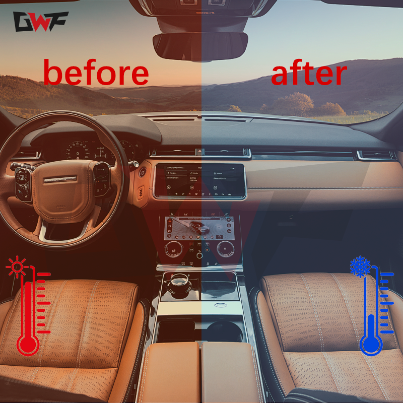 RR99% UVR99% Sun Control 2 Ply Car Tint Film Diy Car Window Tinted Adhesive Film