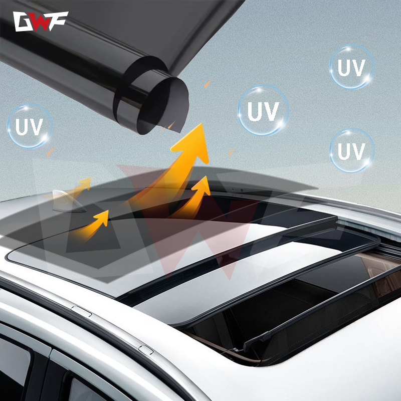 RR99% UVR99% Sun Control 2 Ply Car Tint Film Diy Car Window Tinted Adhesive Film