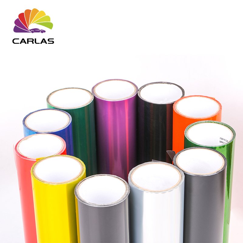 Carlas PVC High Light Transmission Car Led Headlights Sticker Lamp Vinyl Film Headlight Tint Film Car Lamp Film