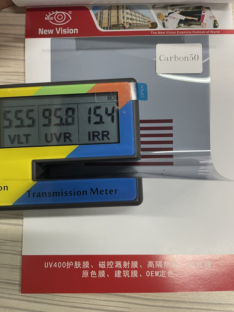 Carbon Scratch Resistance Window Tint Film 2 Ply Solar Security Window Tinting Glass Film Carbon20 Nano Ceramic PET