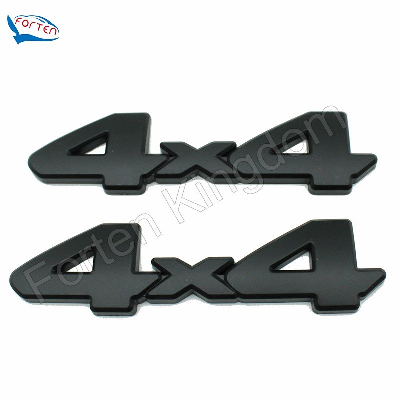 Universal Custom Car Sticker 3D Plastic Matte Black Overlay Blackout Limited Nameplate Car Badge Emblem