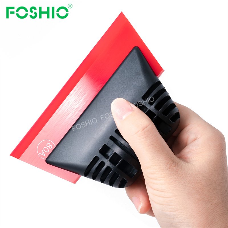 Foshio Customize 80A Durometer Good Quality Rubber Car Wrap Squeegee Window Tint Tool