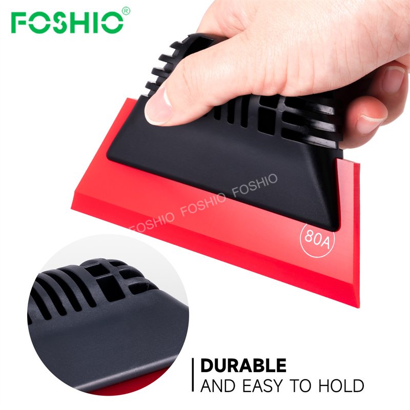 Foshio Customize 80A Durometer Good Quality Rubber Car Wrap Squeegee Window Tint Tool