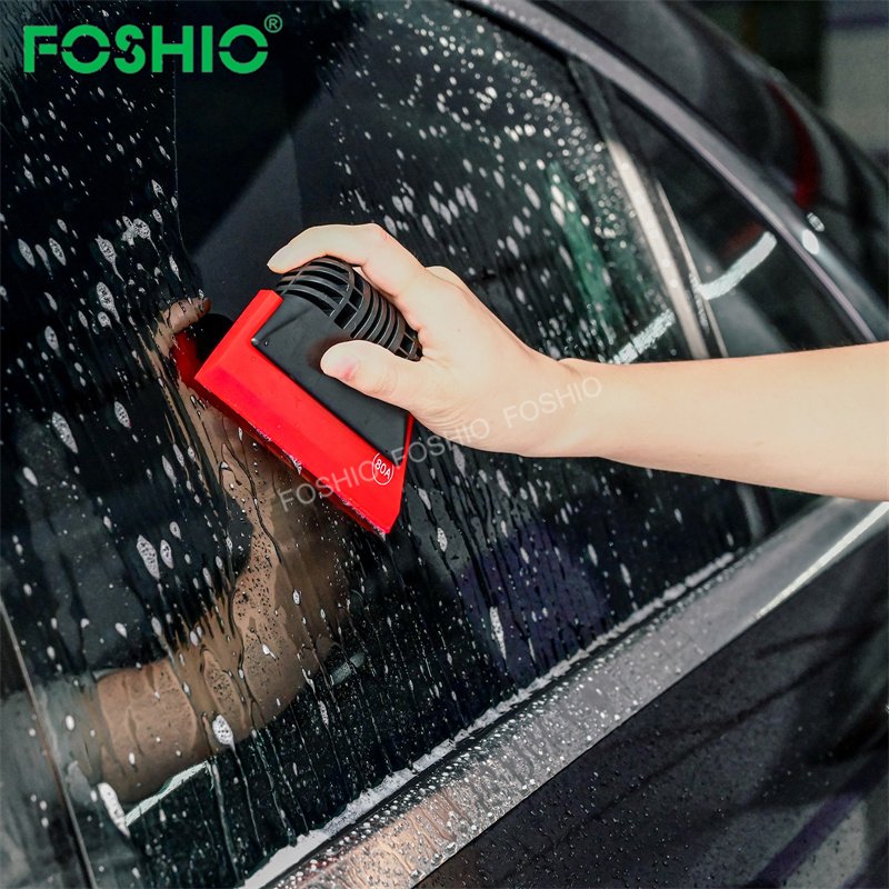 Foshio Customize 80A Durometer Good Quality Rubber Car Wrap Squeegee Window Tint Tool