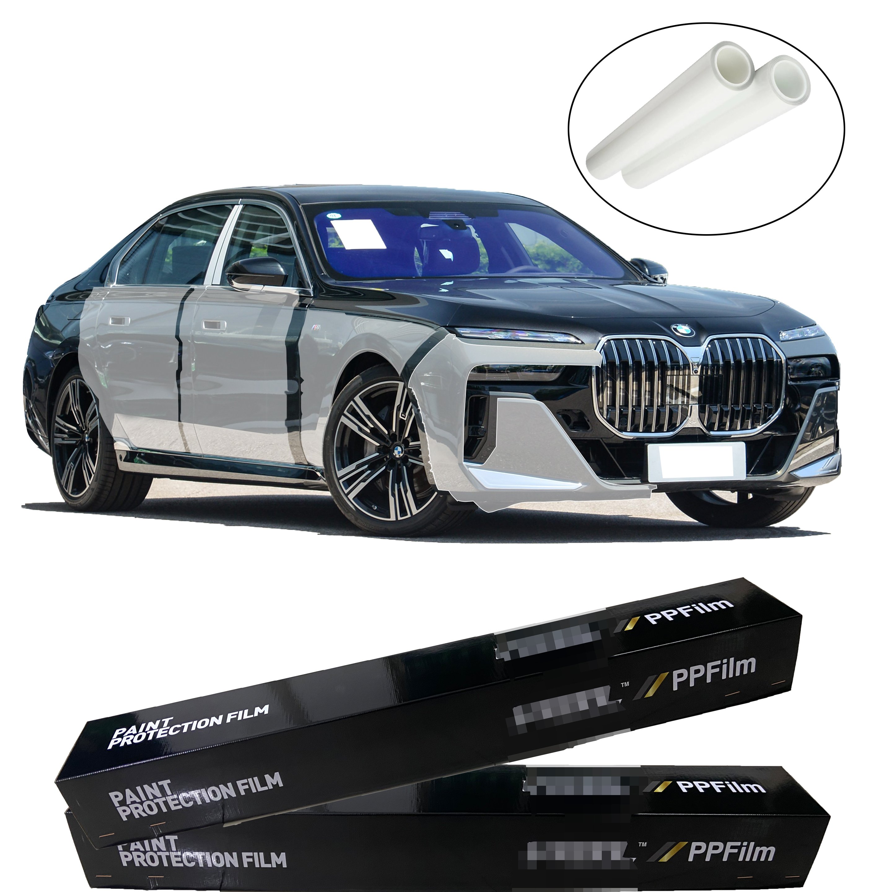 VKOOL ppf paint protection film Self Healing Auto-repair Anti-yellowing Gloss Clear PPF Car Film For Car Body Protective