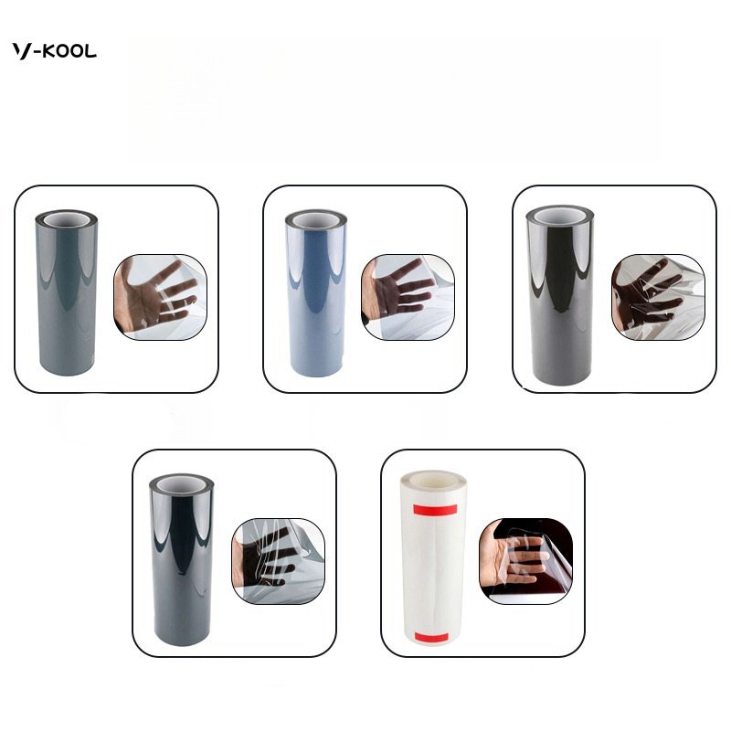 0.3*15M PPF Self-Healing TPU Car Headlight Anti-Scratches Tinting Film Wrap Smart Photochromic UV Protective Car Film
