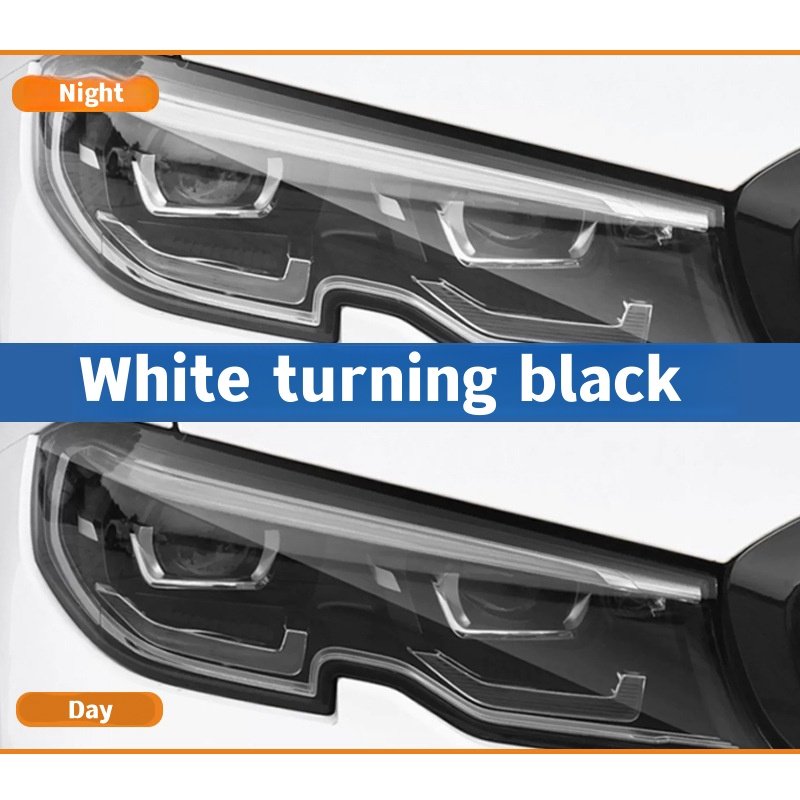 0.3*15M PPF Self-Healing TPU Car Headlight Anti-Scratches Tinting Film Wrap Smart Photochromic UV Protective Car Film
