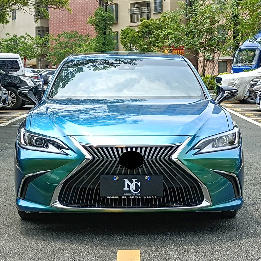 Metallic Ultra Gloss Car Wrap Film Car Top Vinyl Wrap Air Bubble Free Wrapping Film Vinyl Wrap For Whole Car Brilliant Green