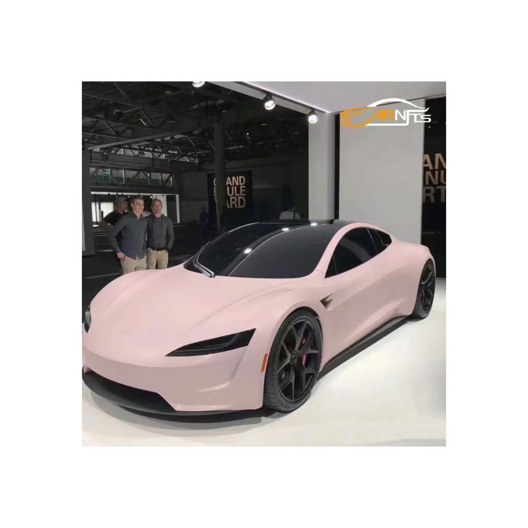 iCarNFTS car wrap film car top vinyl wrap Matting shellac powder wrapping film vinyl wrap for whole car film