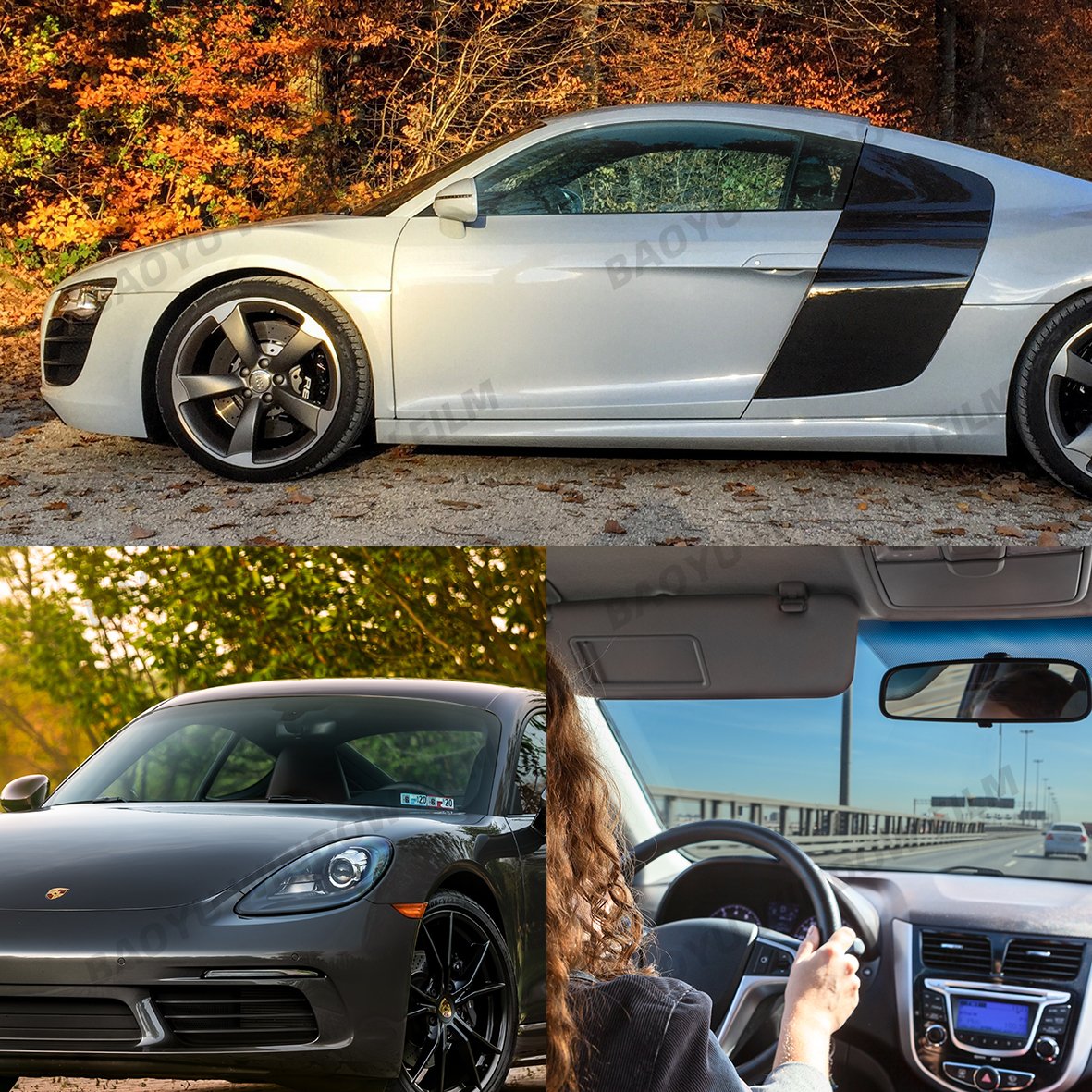 Nano Ceramic 3% ~ 73% VLT Auto Window Tinting Film CF-90 series Car Films