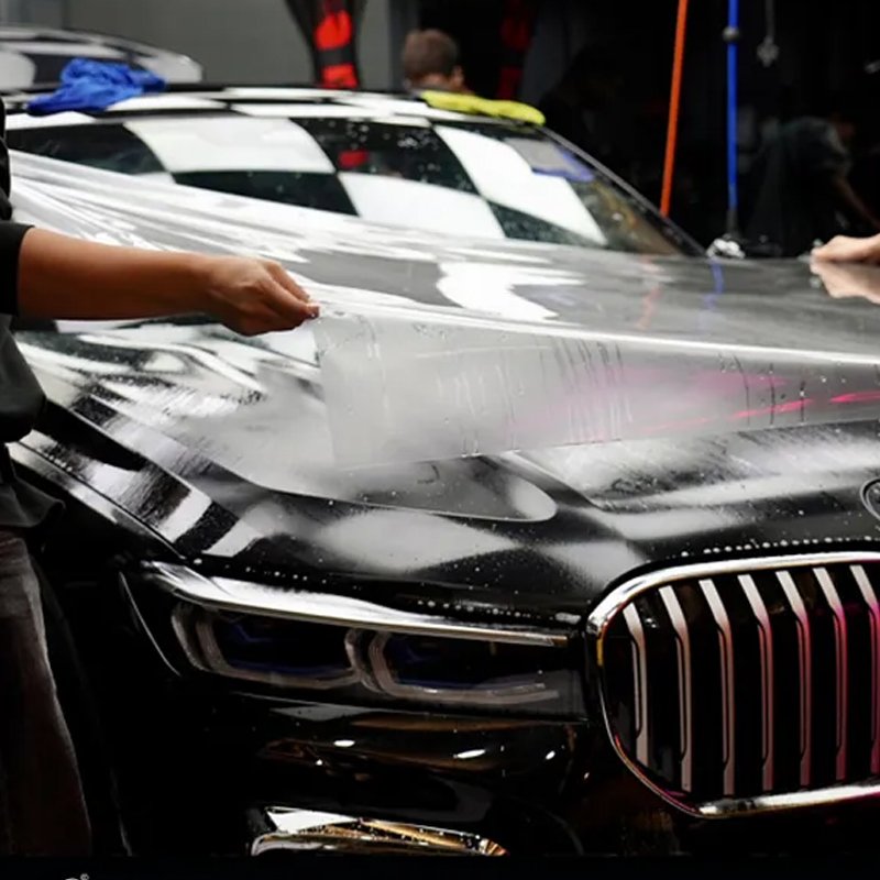 Whole body packaging automobile Waterproof and Breathable adhesive privacy films transparent for tpu film