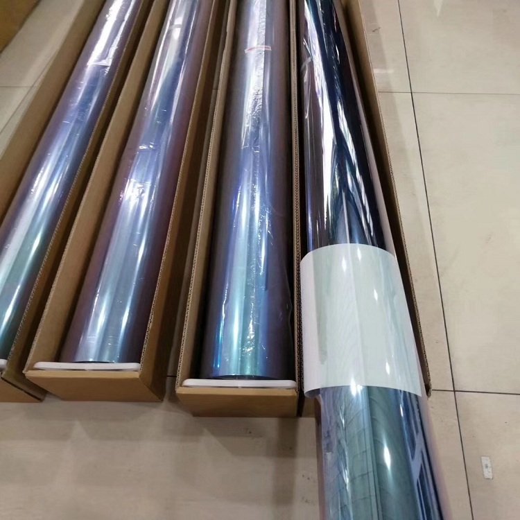 CR7099 Chameleon window film car window tint with UV rejection .52*30m/roll anti-glare heat-insulation and explosion-proof film