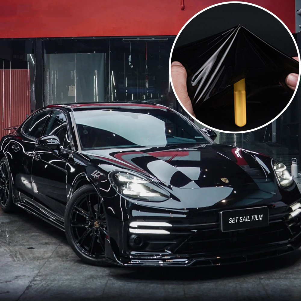 Customized ODM OEM Piano Black Self Healing PPF TPU Car Film Color Paint Protection Film For Car Wraps Vinyl