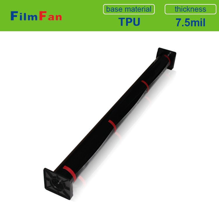 Self Healing Black Glossy surface Color USA TPU PPF Film Car Nano Coating Car Paint Protection Film 1.52*15M roll