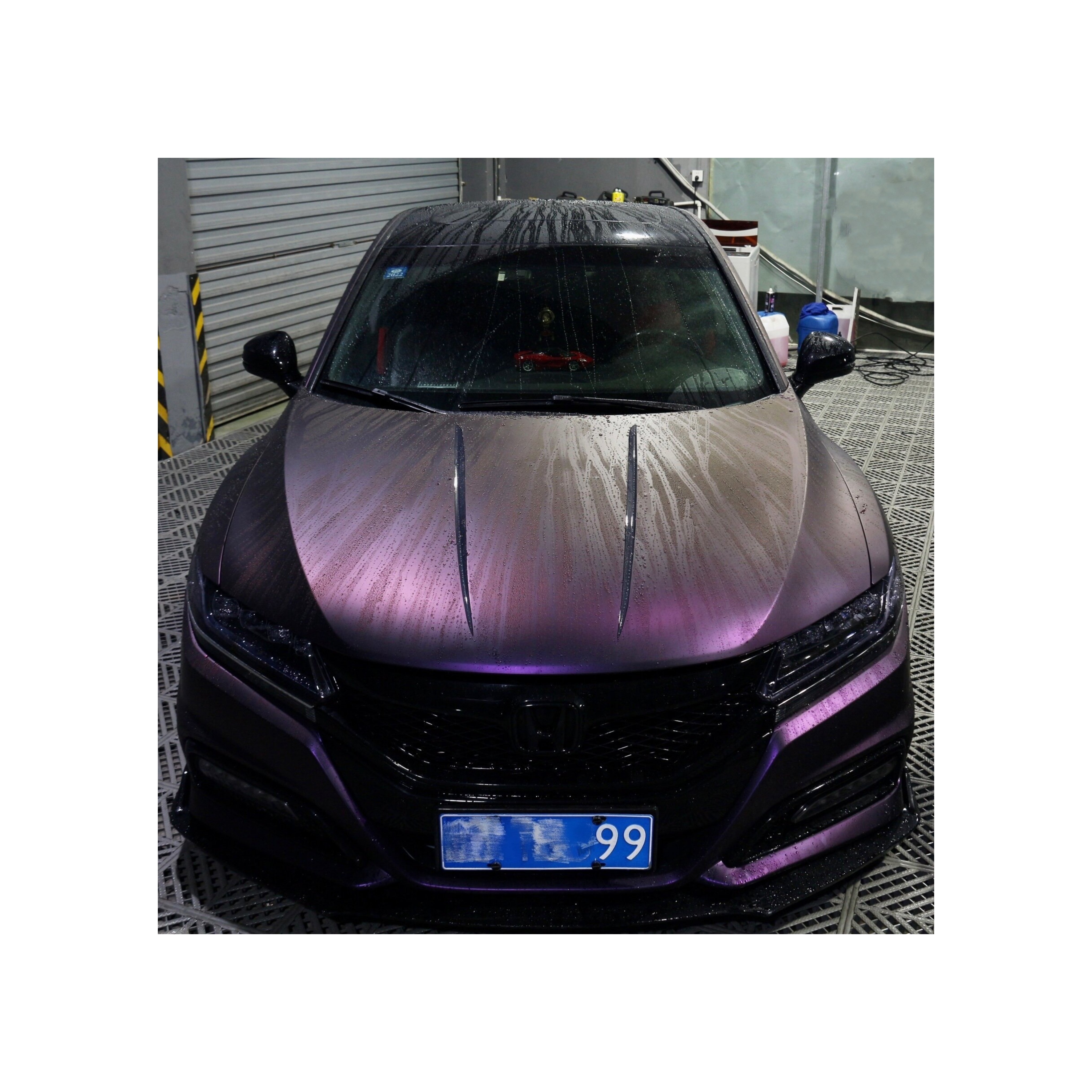 Monster film ultra matte black purple car wrapping film PVC PET Warranty 5-10 years car wrapping