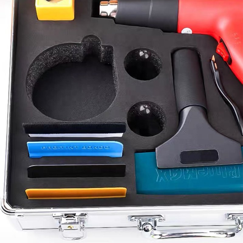Car Film Tools Set For Vinyl Film Car Window Film PPF Squeegee Set Tool Box Toolbox Carrying Case