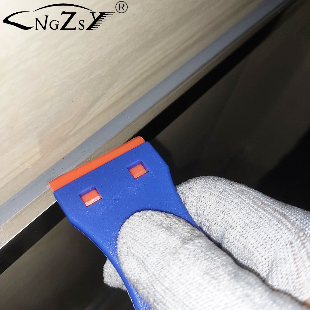 Window Glass UV Glue Sticker Remover Car Auto Razor Scraper Fiber Vinyl Wrap Film Oven Tint Clean Phone Screen Repair Tool E17
