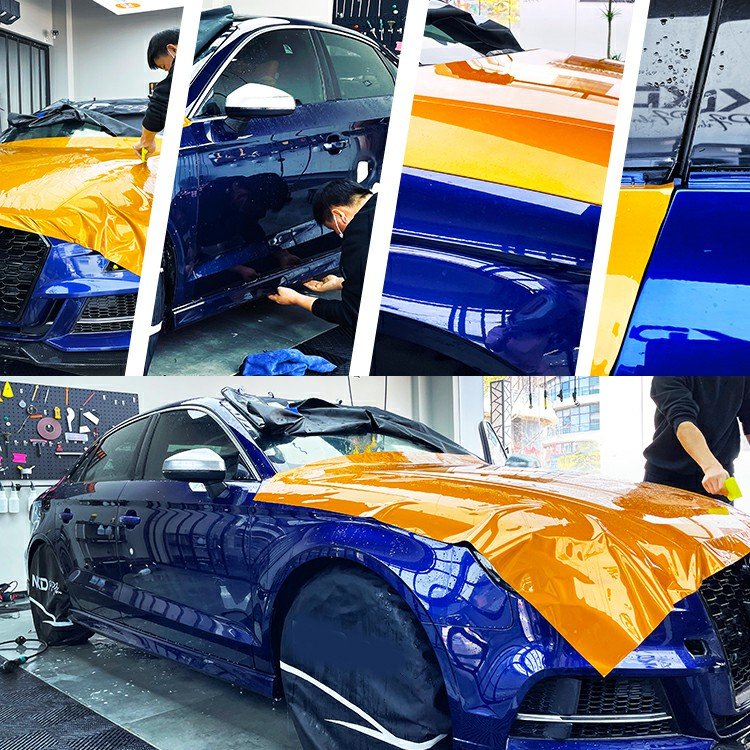 1.52m*15m Color PPF Glossy Car Surface Wrap Iceberry Pink Color TPU PPF Sticker Car Wrapping Paint Protection Film PPF