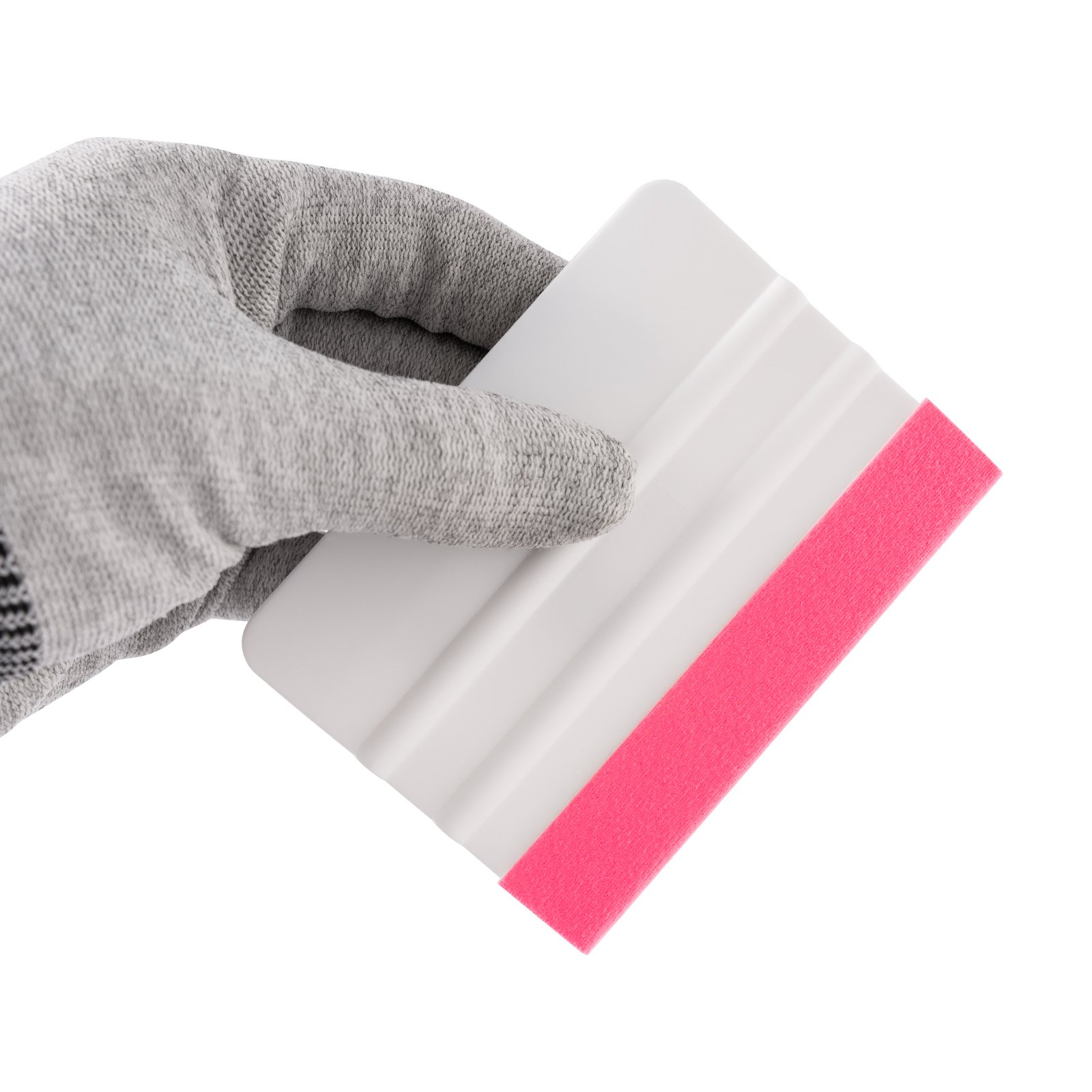 White Plastic Squeegees Vinyl Car Wrapping Tools Scraper Wrapping Tool Felt Squeegees For Car Windows Film