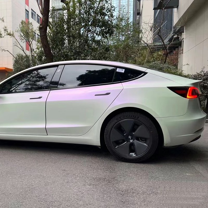 Hot Selling High Quality Paint Protection Car Film Roll Matte White to Purple Stickers Vinyl Car Wrapping Film