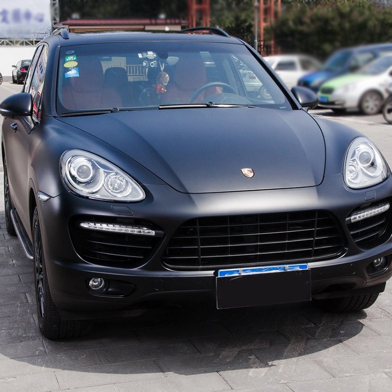 ROHs Certificate High Stretchable PPF Auto Film PET Liner Matte Black Vinyl Wrap Car Sticker Vehicle Wrap Material