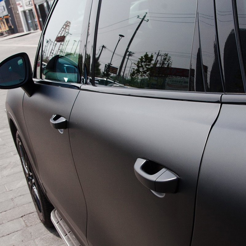 ROHs Certificate High Stretchable PPF Auto Film PET Liner Matte Black Vinyl Wrap Car Sticker Vehicle Wrap Material