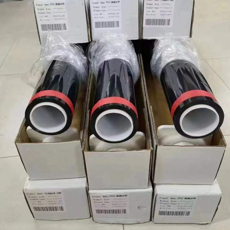 7.5MIL Car Sunroof Protection Wrap Film Black Car Roof Skylight Ice Armor Stretchable TPU IR Rejection