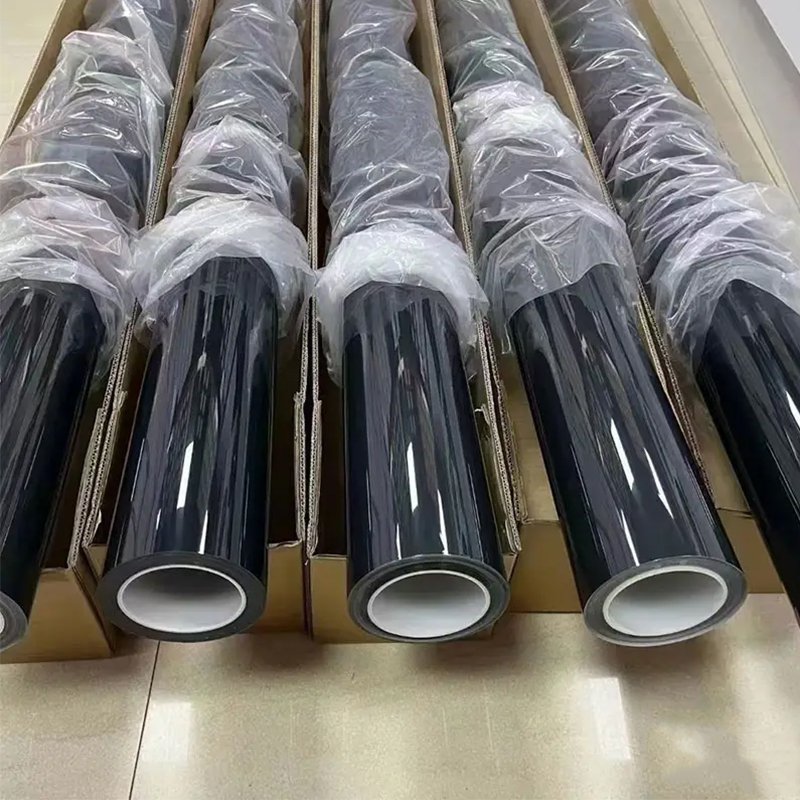 7.5MIL Car Sunroof Protection Wrap Film Black Car Roof Skylight Ice Armor Stretchable TPU IR Rejection