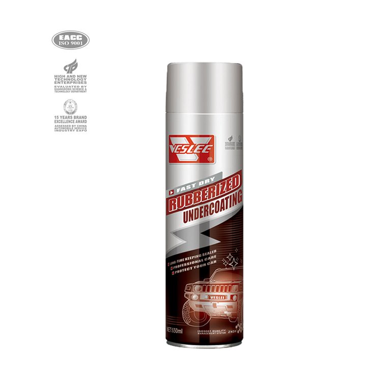 Factory Environmental Protecting Car Rubber Coating Car Care Rubberized Undercoat Spray Paint