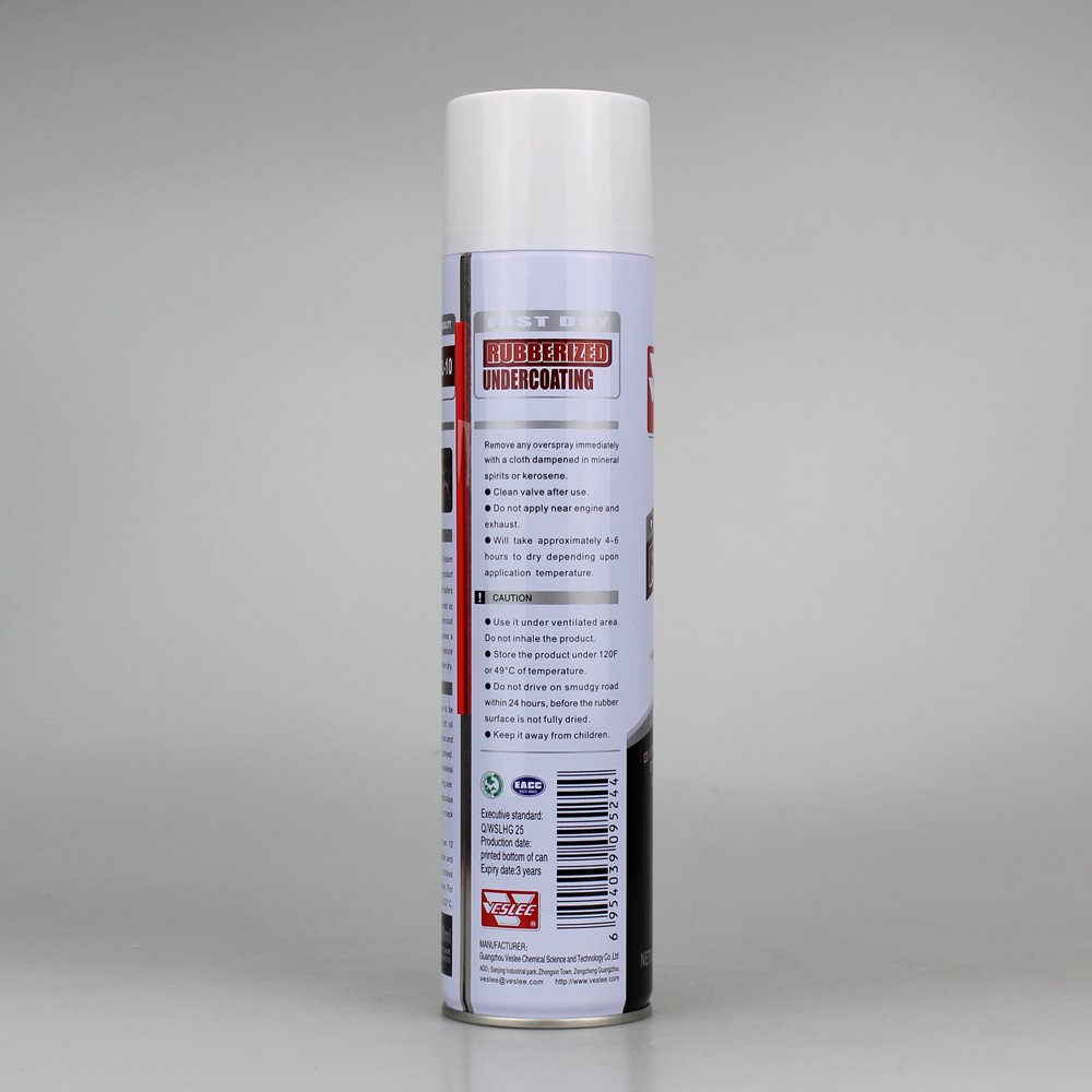 Factory Environmental Protecting Car Rubber Coating Car Care Rubberized Undercoat Spray Paint