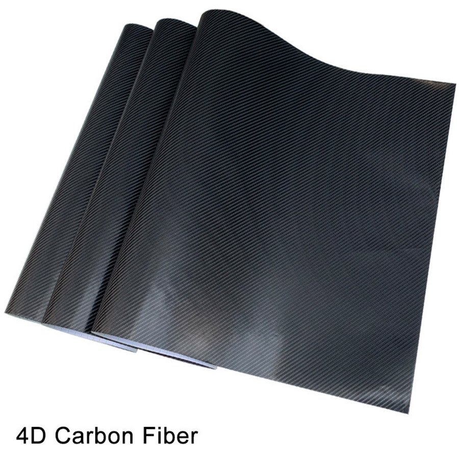 Top Quality 1.52*28m Black 3D Carbon Fiber Car Decoration Automotive Vinyl Sticker