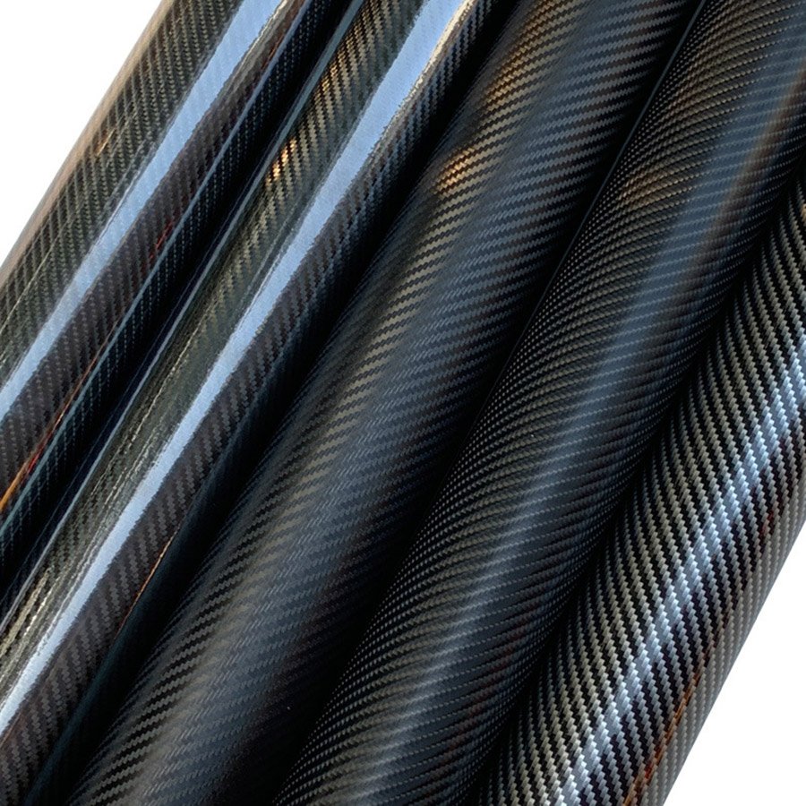 Top Quality 1.52*28m Black 3D Carbon Fiber Car Decoration Automotive Vinyl Sticker