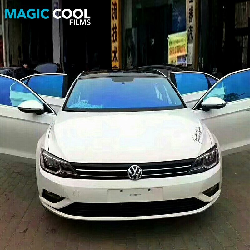 most beautiful car colorful window film blue purple dazzle colour film High thermal insulation solar film for automobiles