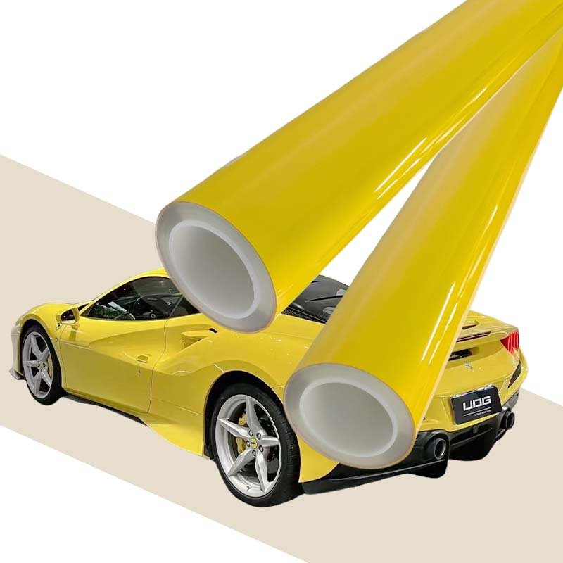 Colorful Super Glossy TPU Car Wrap Vinyl 1.52*15m Body Position PVC/PET Air Bubble Free PPF Car Films