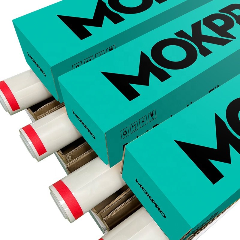 MOKPRO Anti-yellowing super hydrophobic Car Film 10mil Heat Repair Gloss Anti Scratch Non Yellowing TPU PPF film for car body
