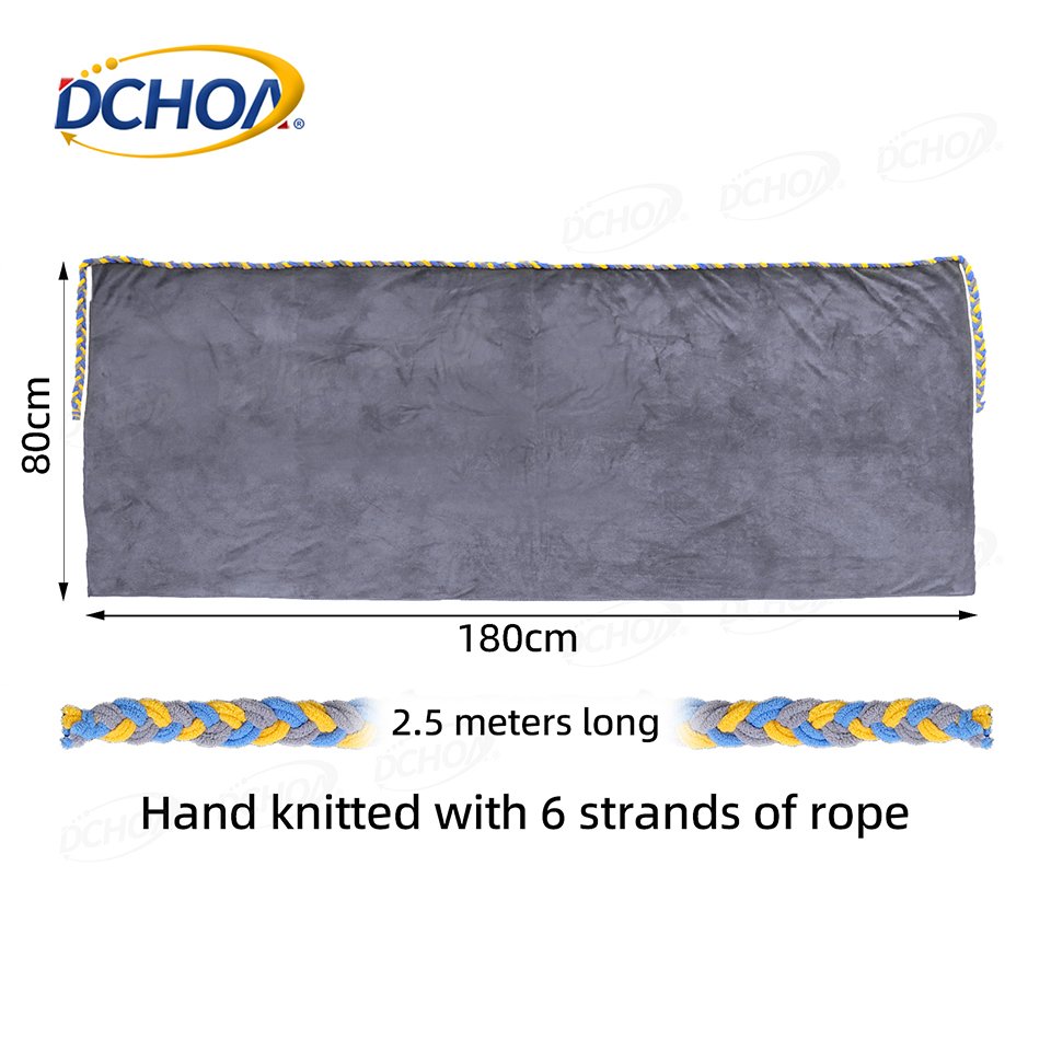 DCHOA Car Microfiber Dash Towel Cover For Window tint Film Installation With Soak Rope