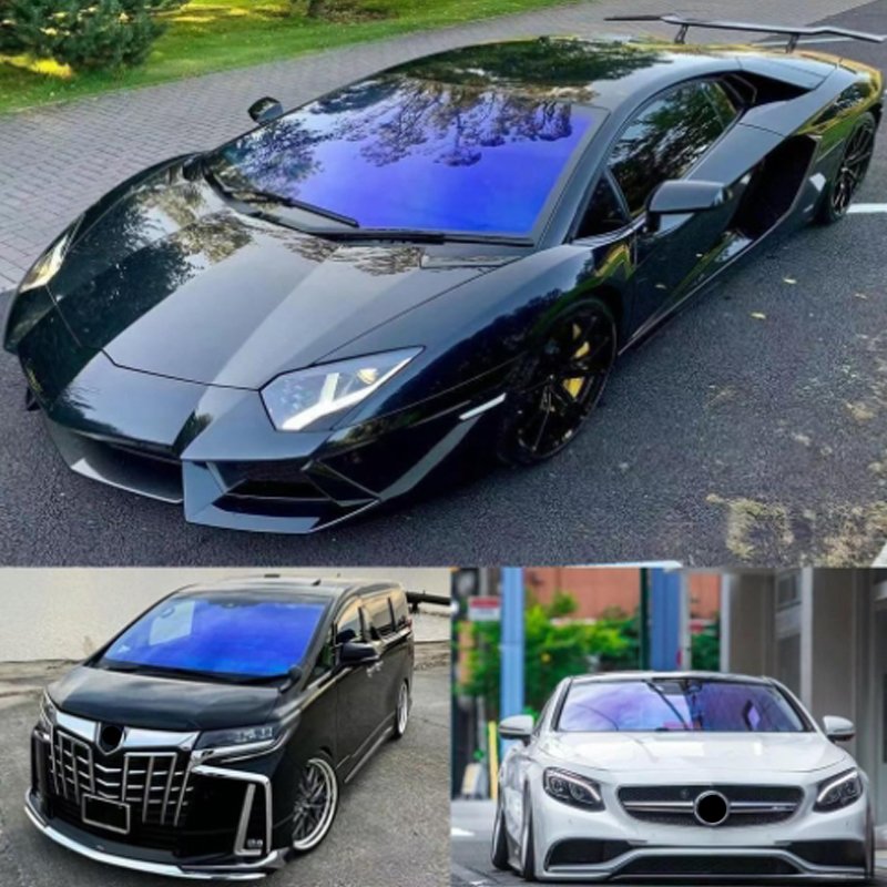 Uv Proof Solar Film For Car Window 75% Vlt Nano Ceramic Window Glass Film Chameleon Tint 1.52m X 30m