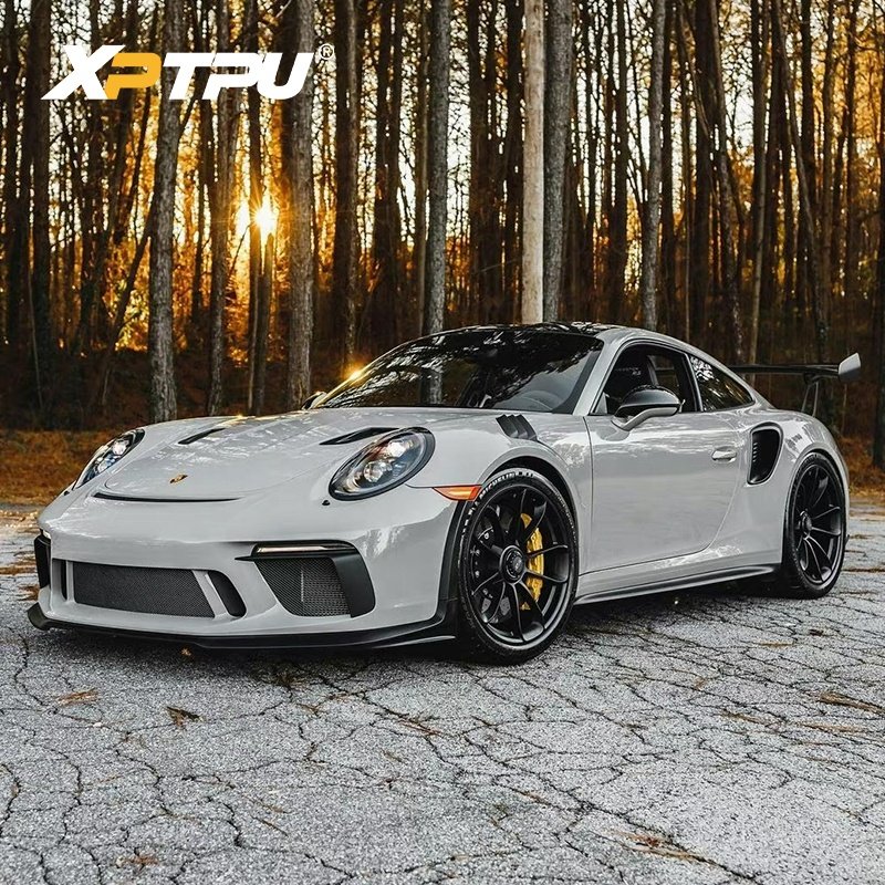 Glossy Nardo Grey Auto Vinyl Wrap 60in*60ft PET PVC Car Wrap Air Bubble Free Car Stickers Glossy Car Body Wrap