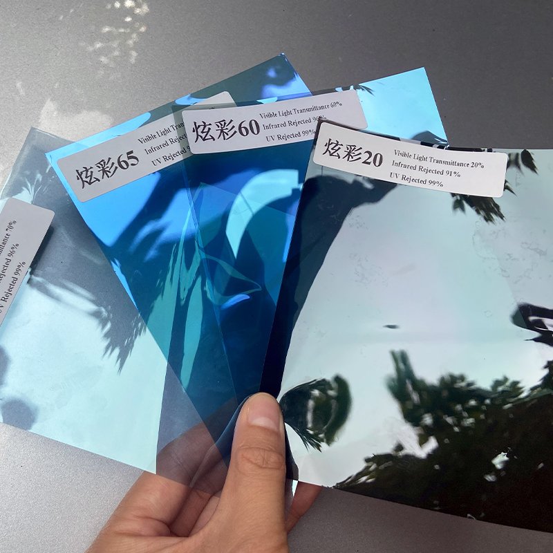 Custom Global Lowest Price PPF Source Factory Purple Chameleon Film VLT 20%-70% Window Self Healing Car Paint Protection Film