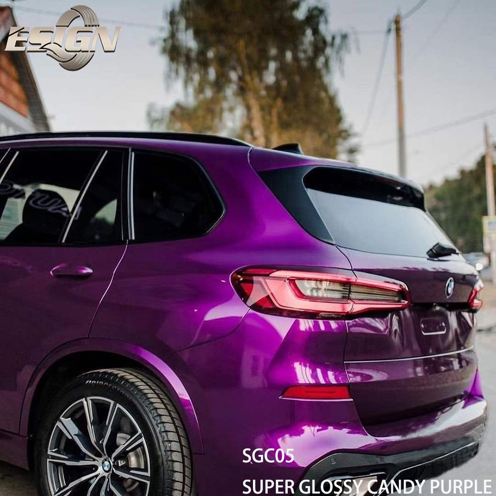 AURORA Candy Purple Car Wrap Vinyl Film Foil Stickers Custom Automotive Cover Decal with Air Bubble Free