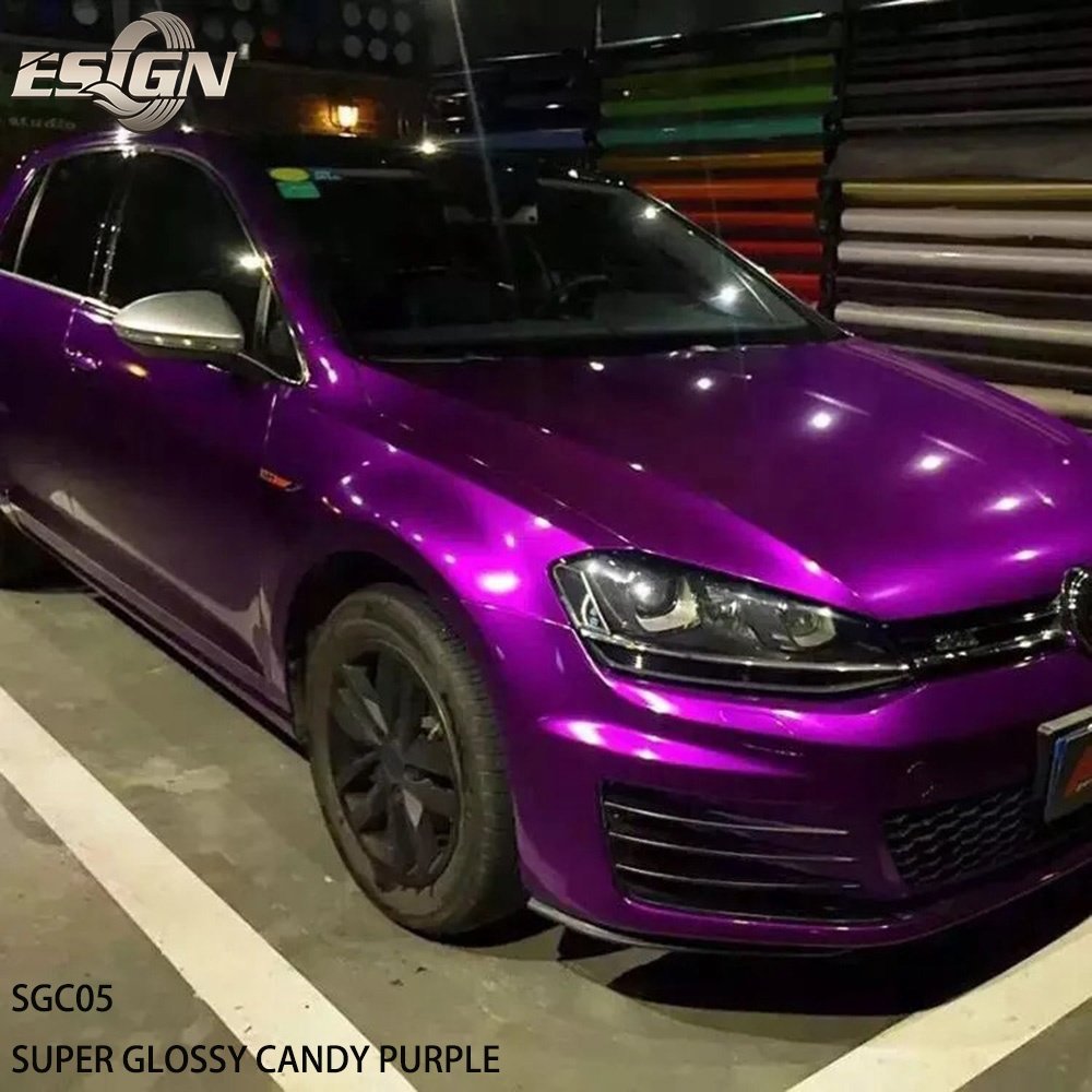 AURORA Candy Purple Car Wrap Vinyl Film Foil Stickers Custom Automotive Cover Decal with Air Bubble Free