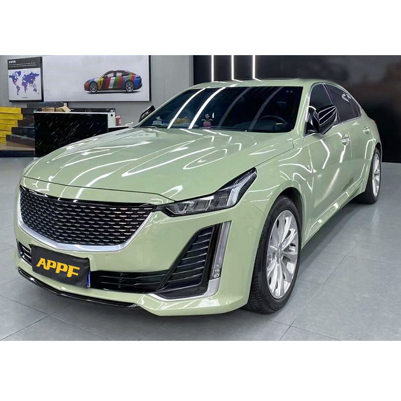 1.52*15m/Roll Self Healing Tpu Color Change Film Colored Ppf Film Paint Protection Film Vinyl Wrap Tpu Khaki Green For Car
