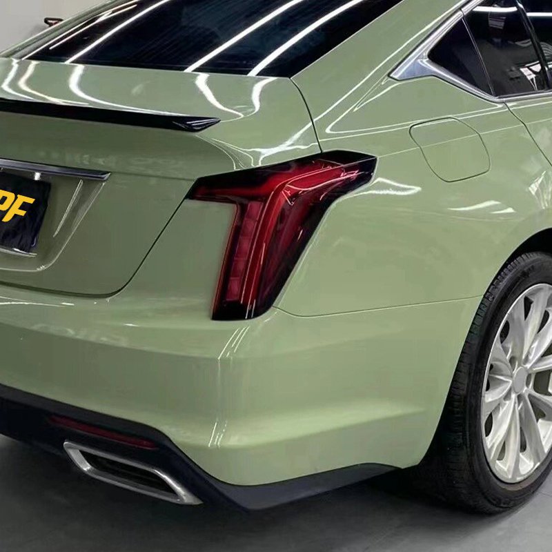 1.52*15m/Roll Self Healing Tpu Color Change Film Colored Ppf Film Paint Protection Film Vinyl Wrap Tpu Khaki Green For Car