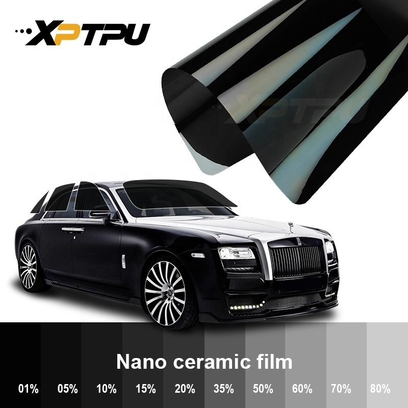 XPEL Quality 1%Vlt High Heat Insulation Skin Care Protection Sun Blocking Film Nano Ceramic Car Solar Window Tint Film